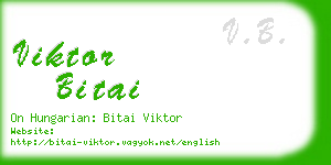 viktor bitai business card